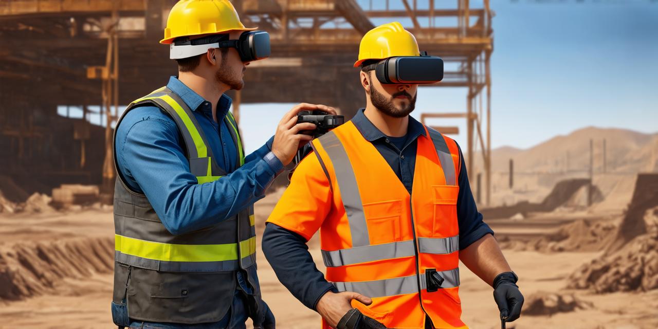 How can virtual reality be utilized in the construction industry?