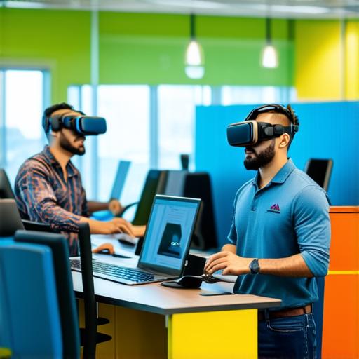 How does virtual reality contribute to creating a more inclusive work environment?