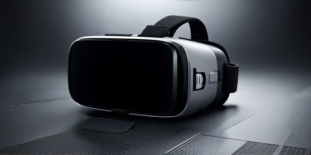 What allows a virtual reality headset to generate a 3D view?