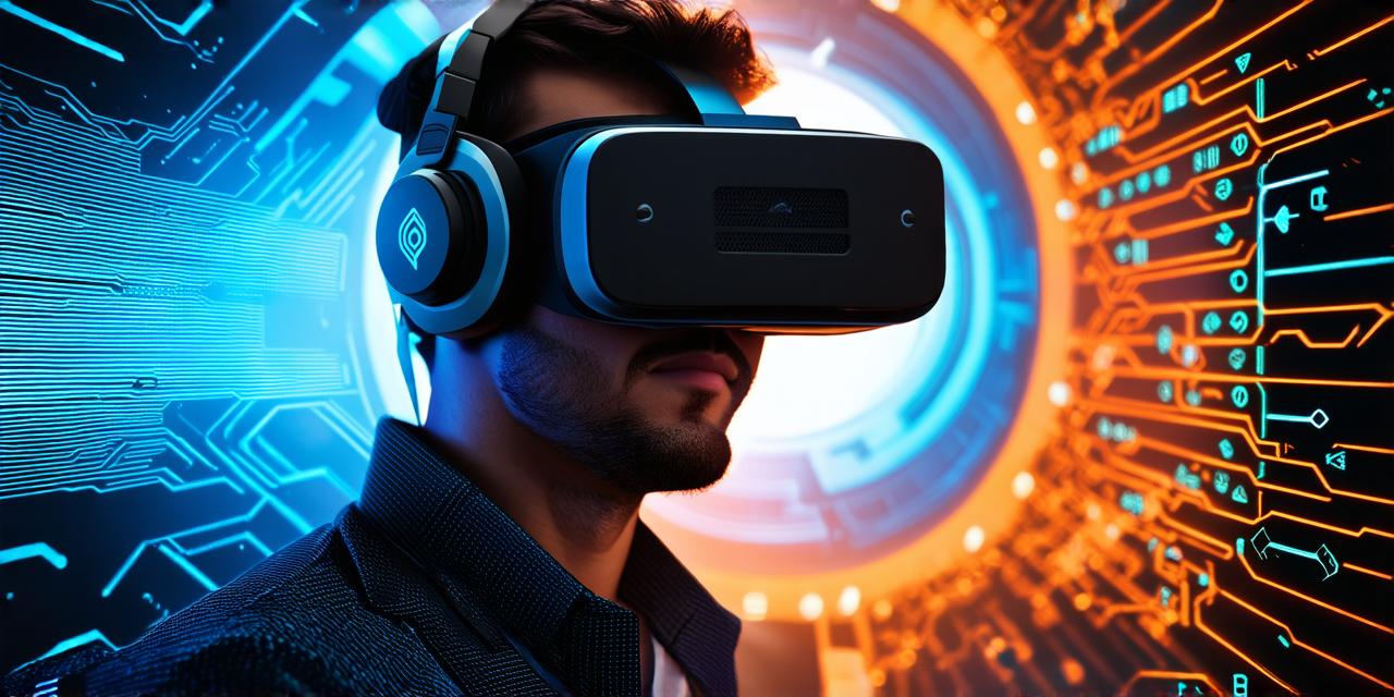 What is the function of a virtual reality headset?