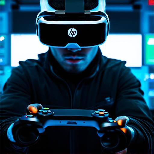 Which HP products provide a plug-and-play virtual reality (VR) experience right out of the box?