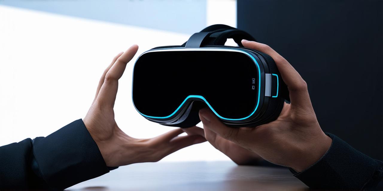 What does a virtual reality headset do?