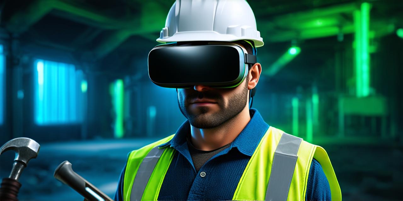 How can the construction industry utilize virtual reality?