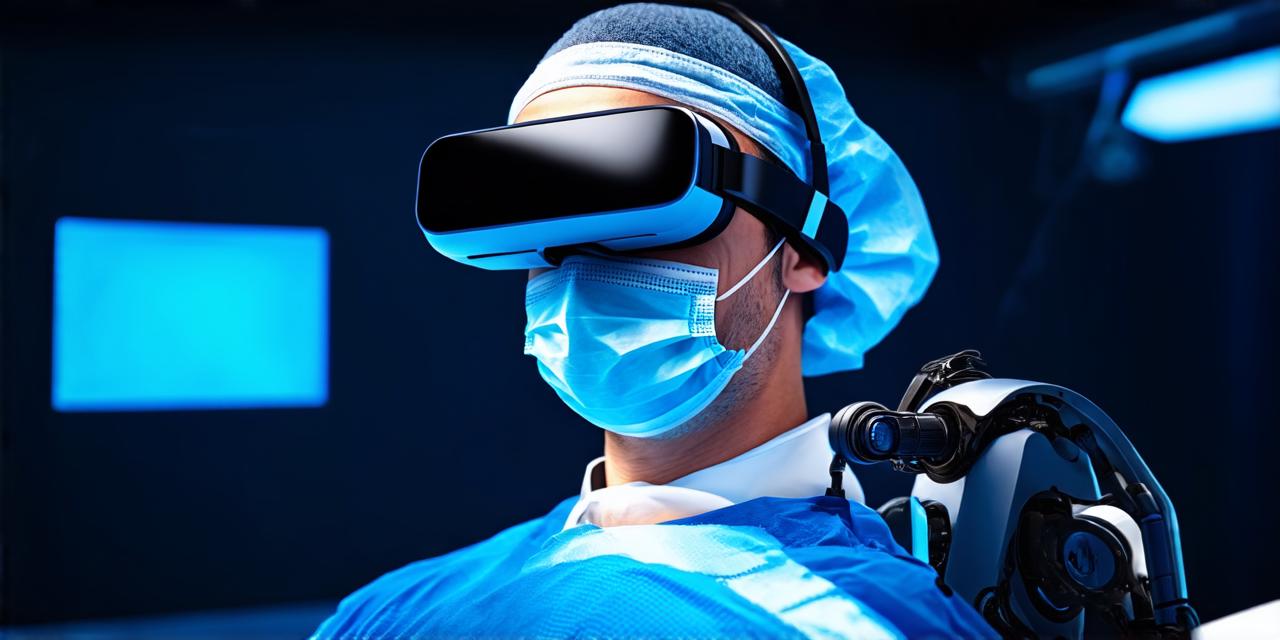 What is surgery conducted within a virtual reality setting?