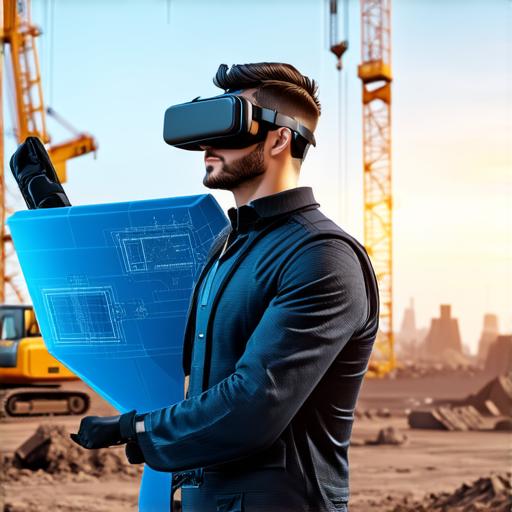 How can the construction industry utilize virtual reality?