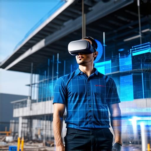 How can the construction industry make use of virtual reality?