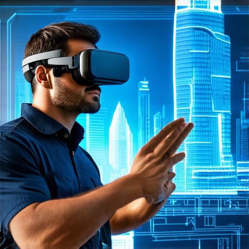 How can the construction industry make use of virtual reality?