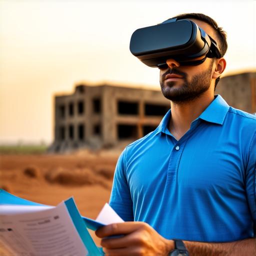 How can the construction industry utilize virtual reality?