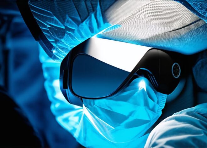 What is surgery conducted within a virtual reality setting?