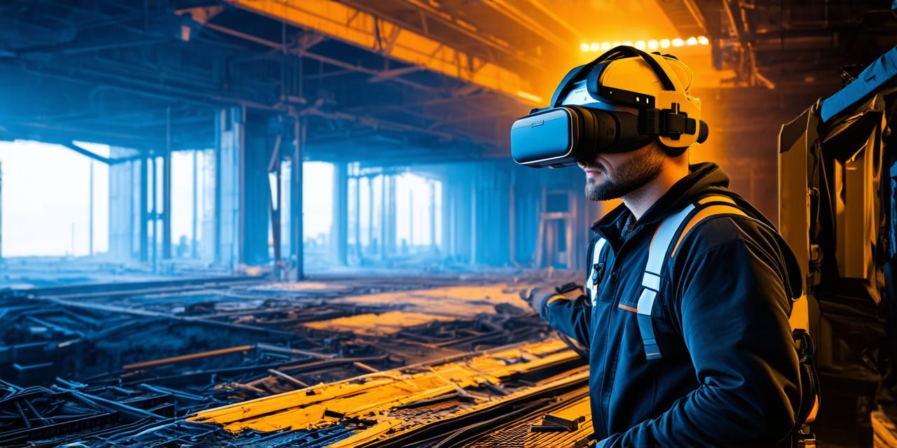 How can the construction industry make use of virtual reality?