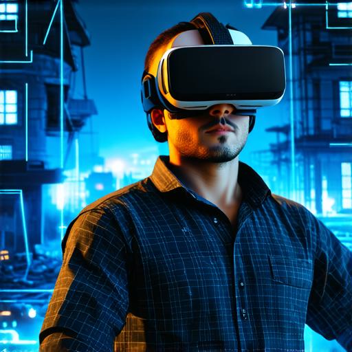 How can the construction industry make use of virtual reality?