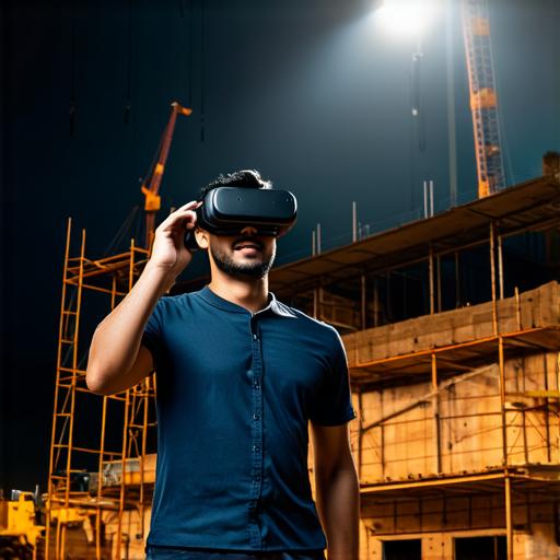 How can the construction industry utilize virtual reality?