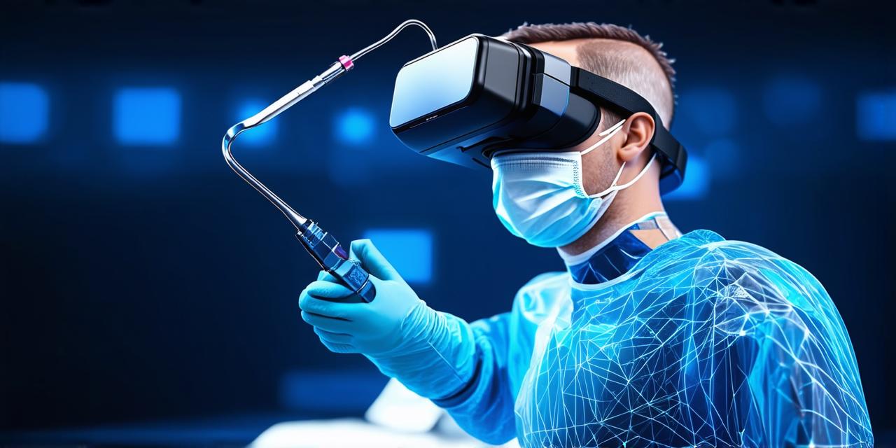 What is surgery conducted within a virtual reality setting?