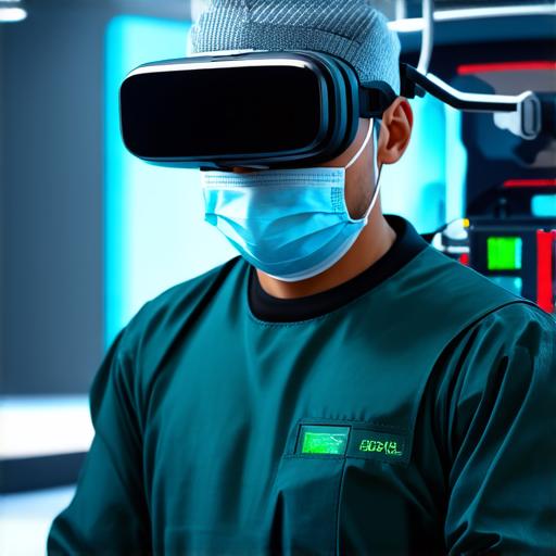 What is surgery conducted within a virtual reality setting?