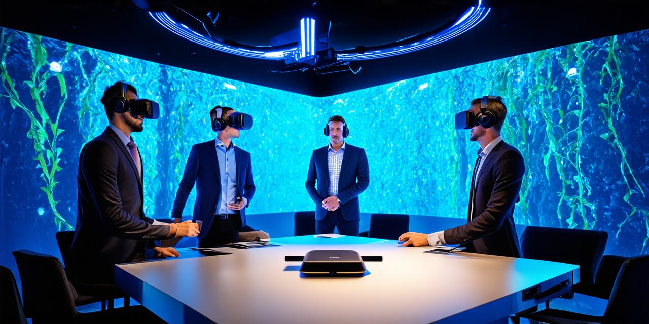 How can we improve a virtual reality business meeting?