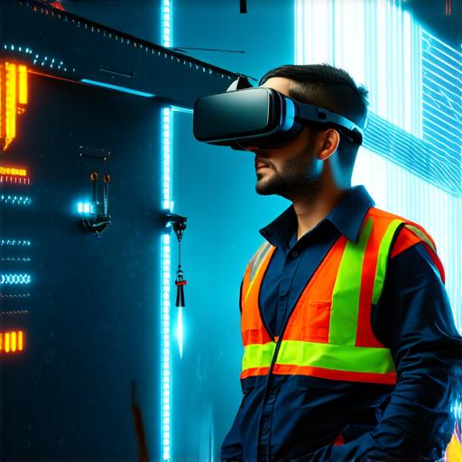 How can the construction industry utilize virtual reality?