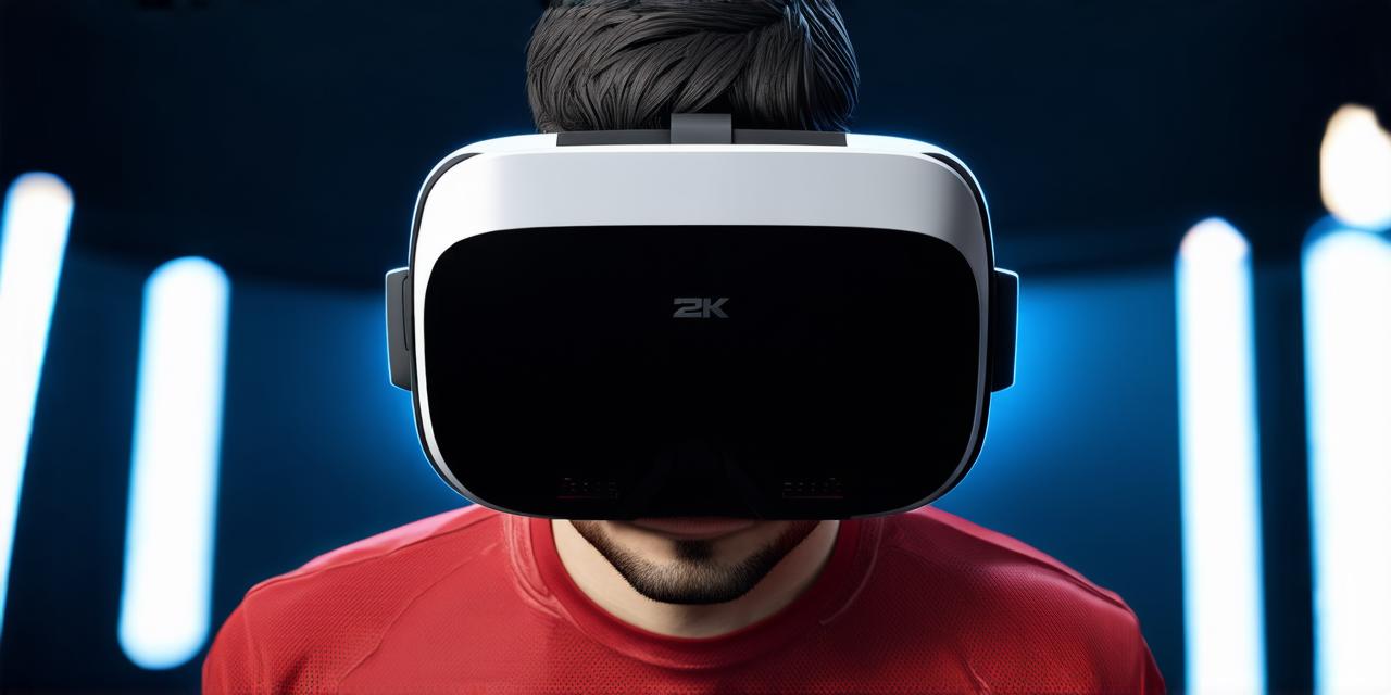 What does the “pass-through” feature do in a virtual reality headset?