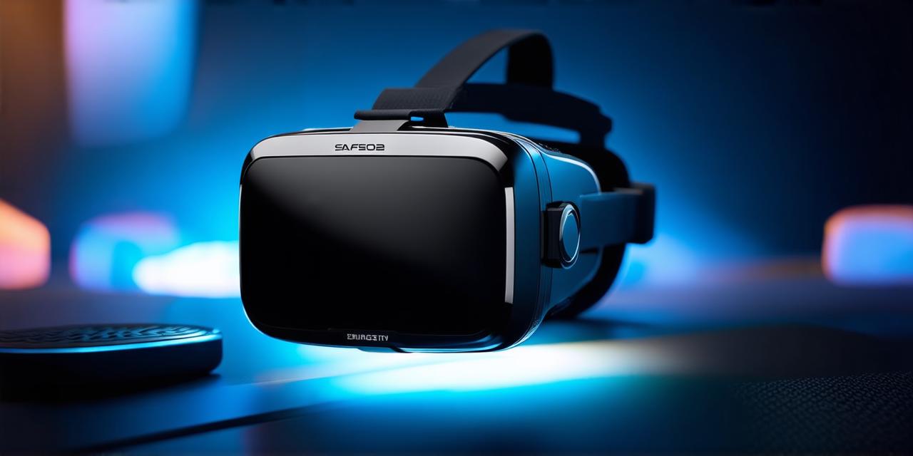 What does the “pass-through” feature do in a virtual reality headset?