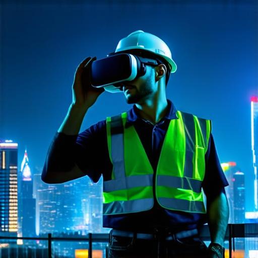 How can the construction industry make use of virtual reality?