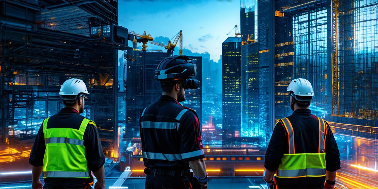 How can the construction industry make use of virtual reality?