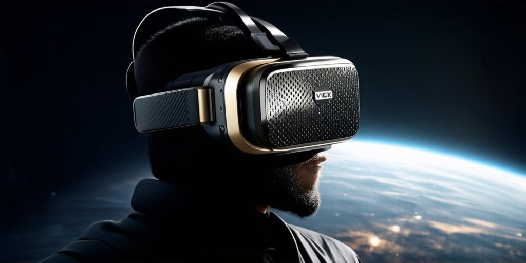 What benefits does the passthrough functionality provide in a VR headset?