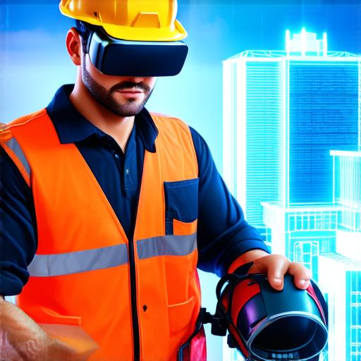 How can the construction industry utilize virtual reality?