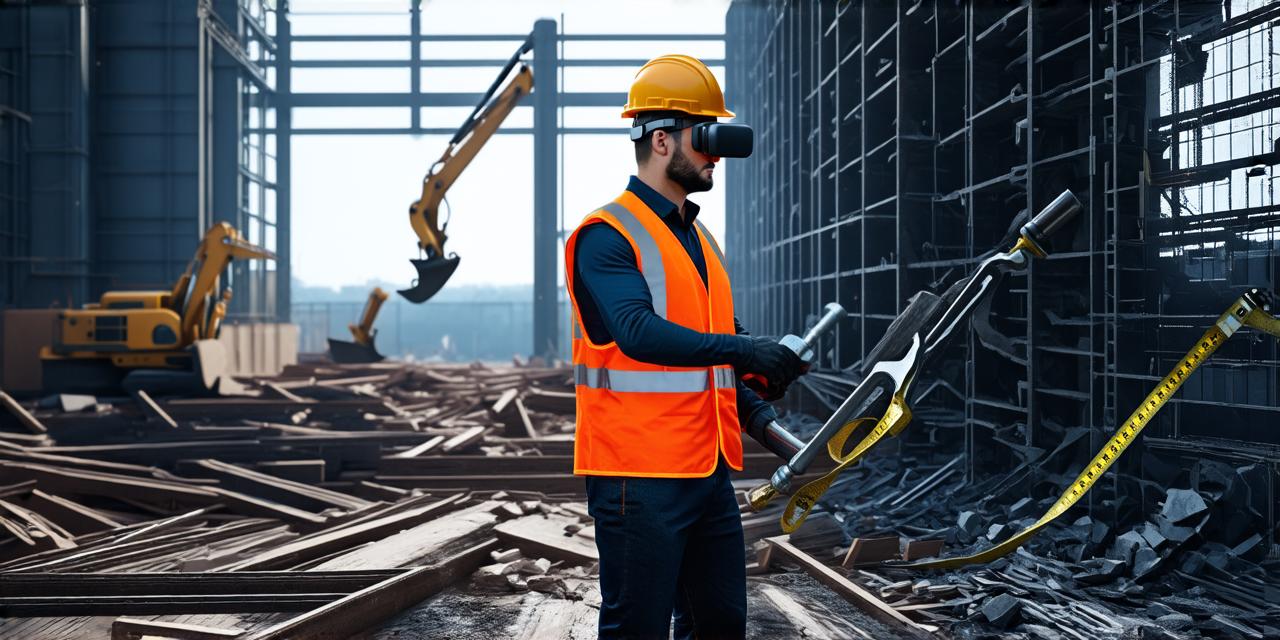 How can the construction industry utilize virtual reality?