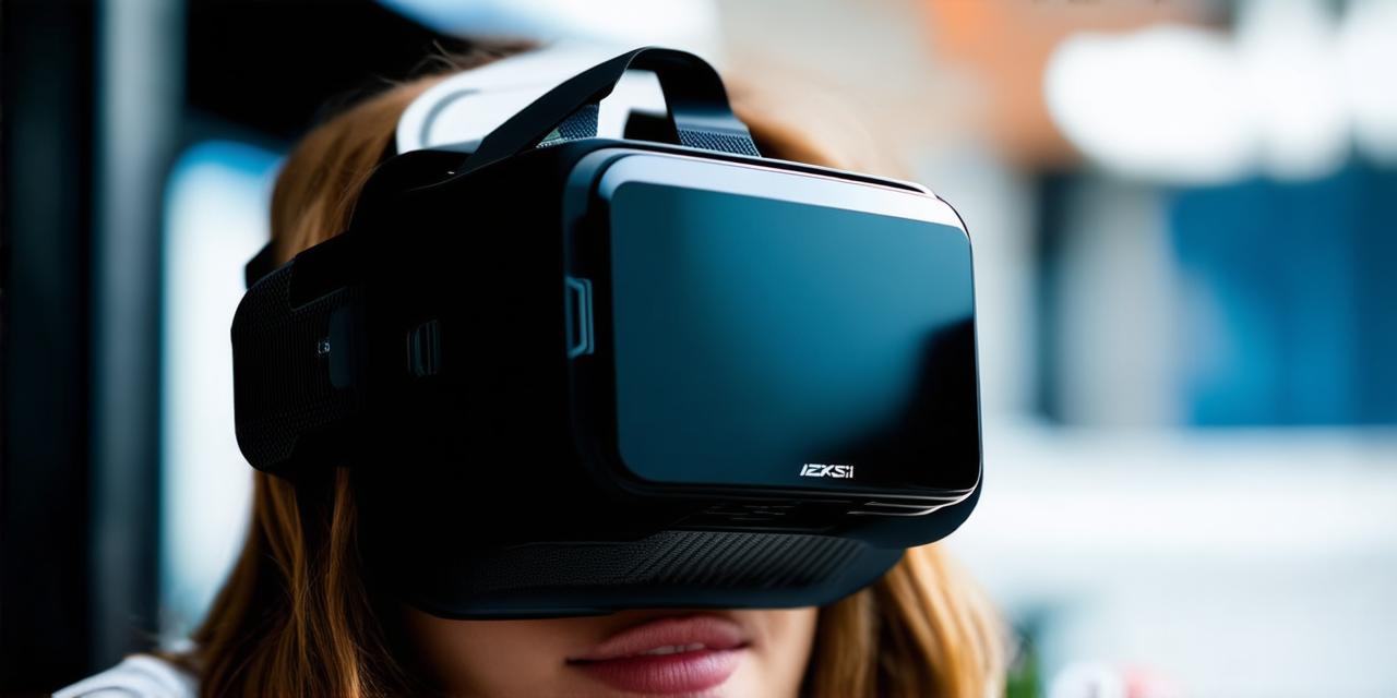 What does the “pass-through” feature do in a virtual reality headset?