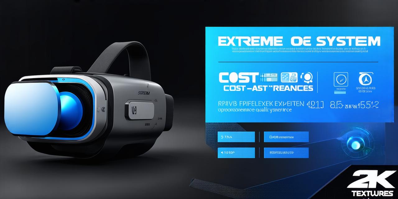 How much does the virtual reality system cost?