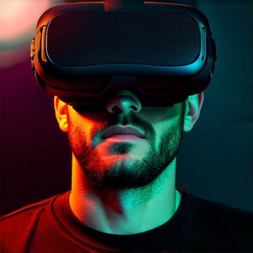 What does a virtual reality headset do?