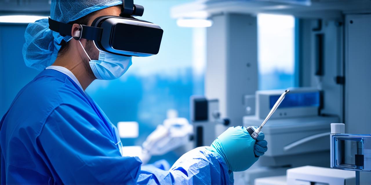 What is surgery conducted within a virtual reality setting?